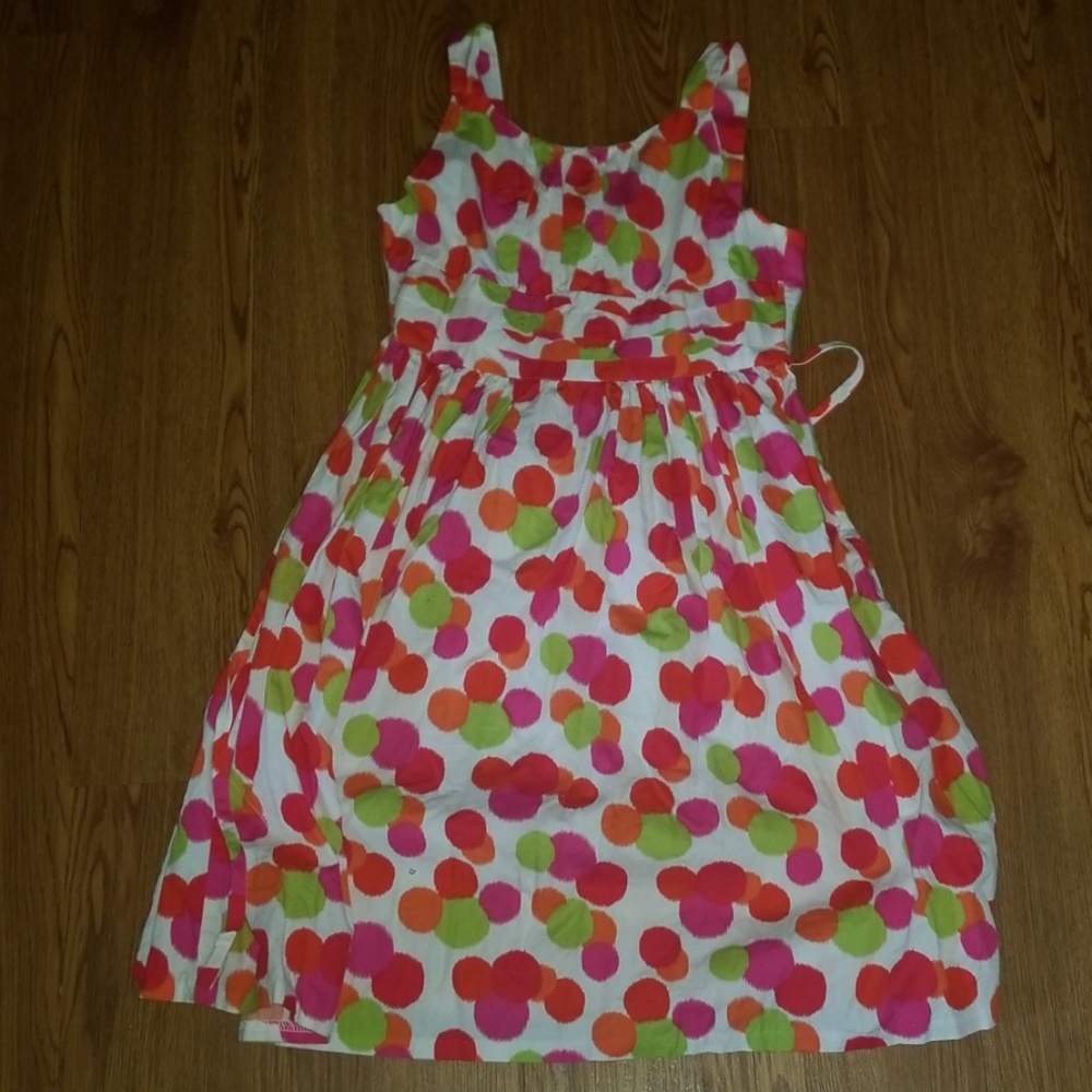 A polka dot dress